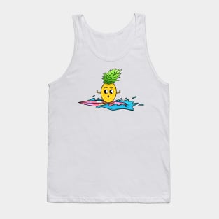 Surfing Pineapple Tank Top